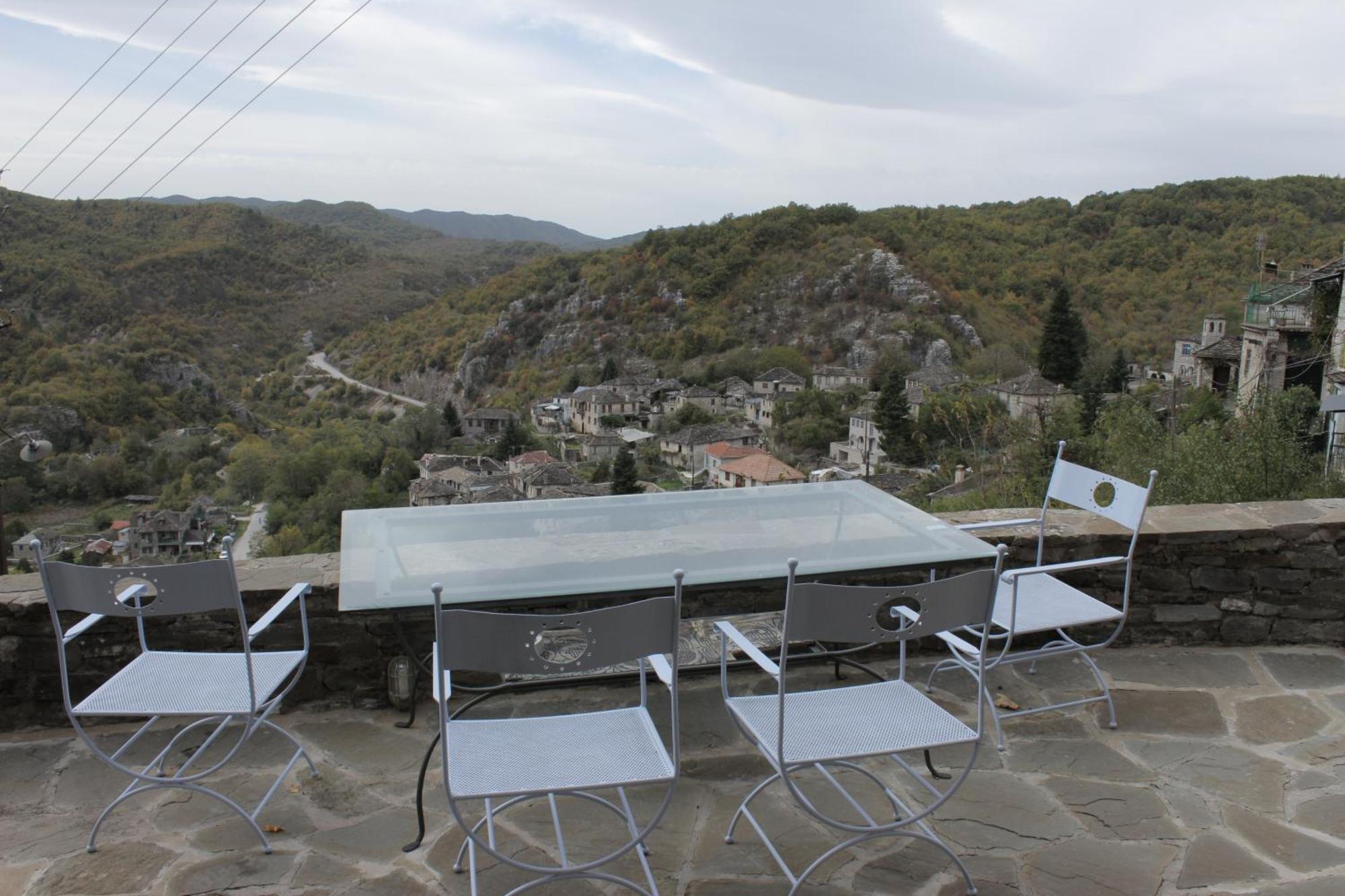 基波伊Heaven'S View Mansion - Zagori Stone Built Gem别墅 外观 照片