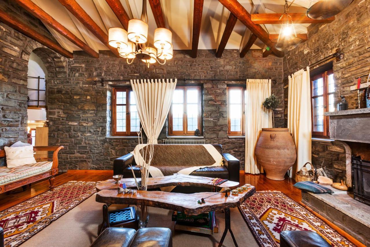 基波伊Heaven'S View Mansion - Zagori Stone Built Gem别墅 外观 照片