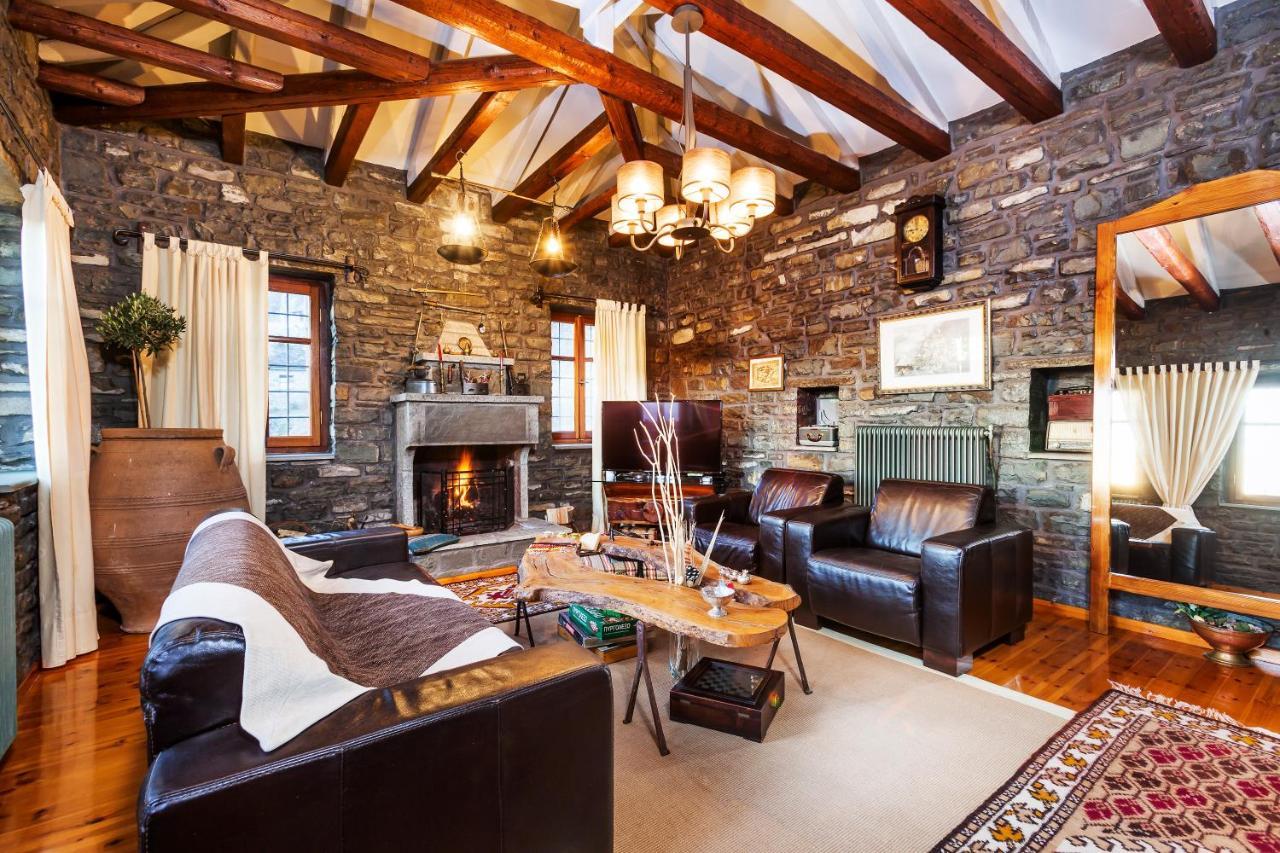 基波伊Heaven'S View Mansion - Zagori Stone Built Gem别墅 外观 照片