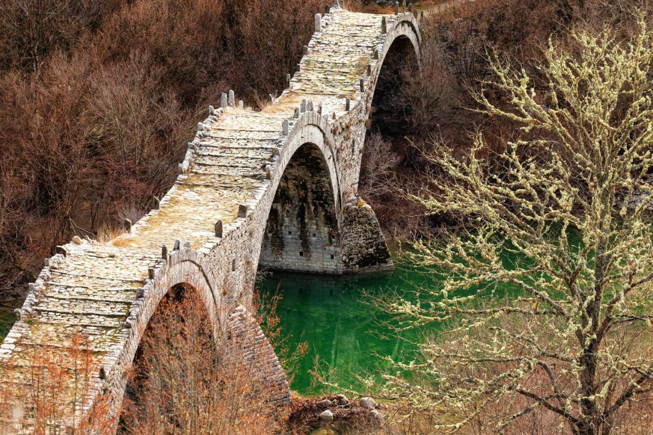 基波伊Heaven'S View Mansion - Zagori Stone Built Gem别墅 外观 照片