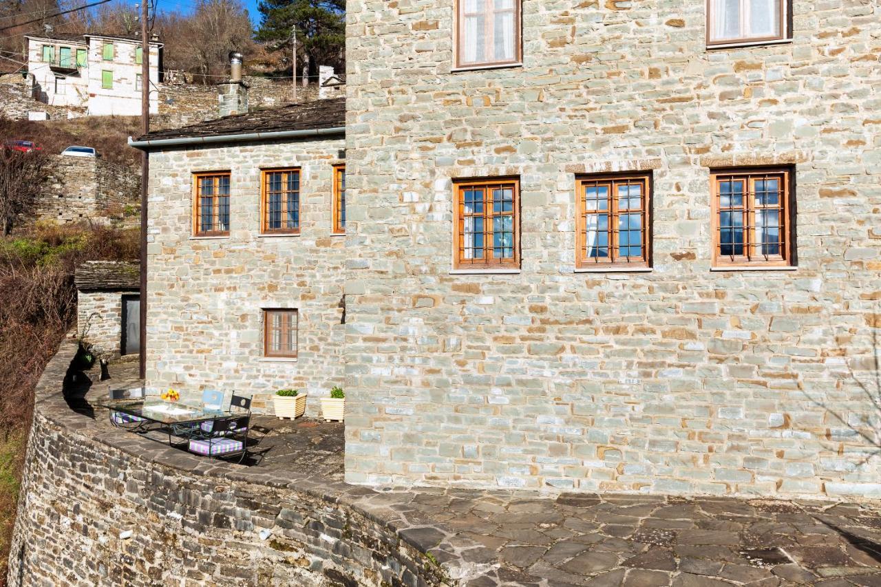 基波伊Heaven'S View Mansion - Zagori Stone Built Gem别墅 外观 照片