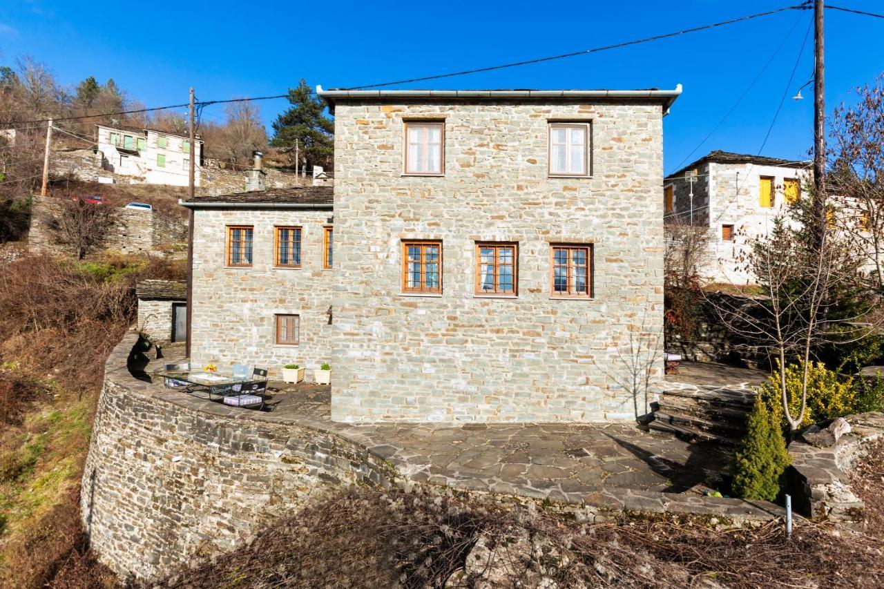 基波伊Heaven'S View Mansion - Zagori Stone Built Gem别墅 外观 照片