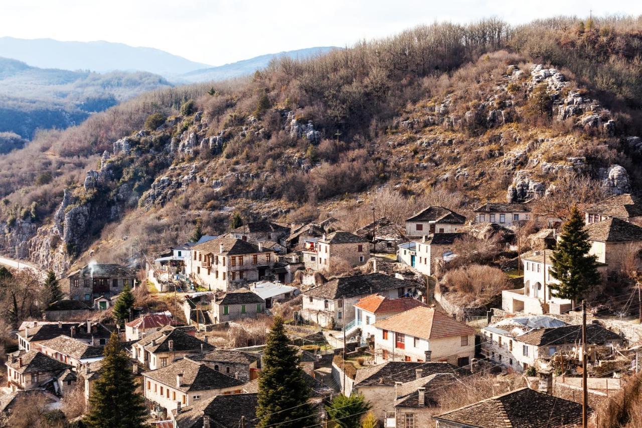 基波伊Heaven'S View Mansion - Zagori Stone Built Gem别墅 外观 照片